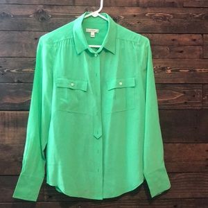 J. Crew silk top